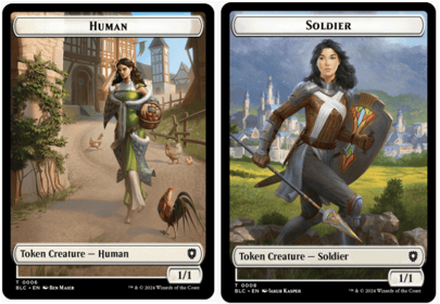 Human (0006) // Soldier (0008) Double-Sided Token